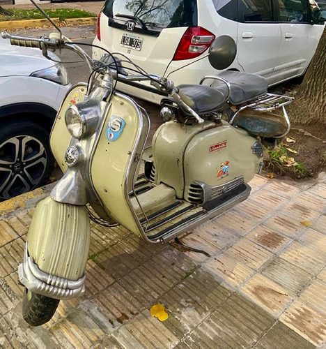 Moto Siambretta De Luxe 125cc Excelente Estado