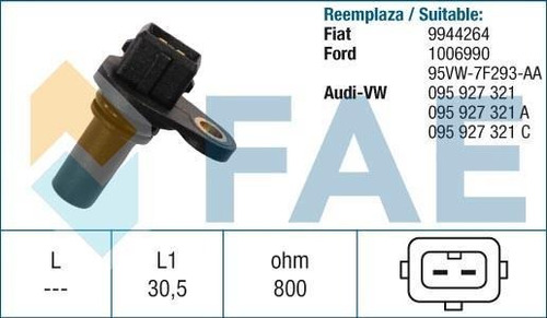 Sensor Rpm Vw Passat Golf Automatico 095927321 A C