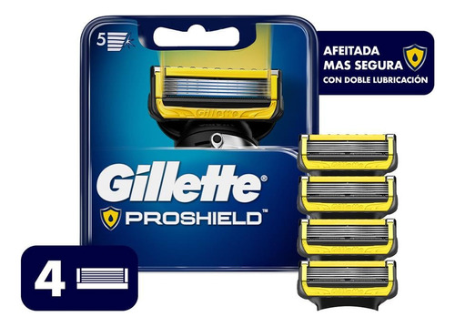 Repuesto Gillette Proshield 4 Unidades