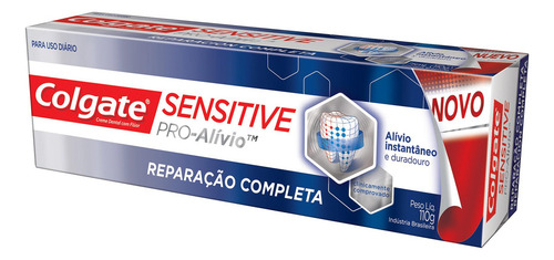 Pasta de dentes Colgate Sensitive Pro-Alívio Reparação Completa em creme 110 g