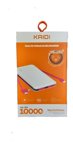 Carregador Portatil 3 Saidas 10.000mah