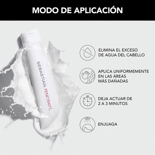 Mascarilla Para Cabello Dañado Sebastian Penetraitt 150 Ml