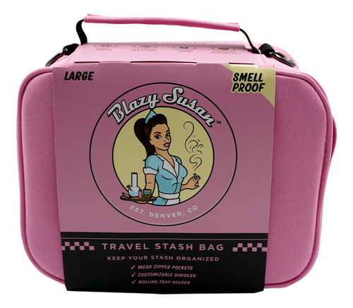 Stash Bag A Prueba De Olor Blazy Susan Rosa Lisa Rosa
