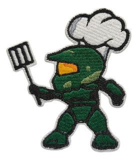 Parche Bordado Halo The Master Chief Chef Collection Animaci