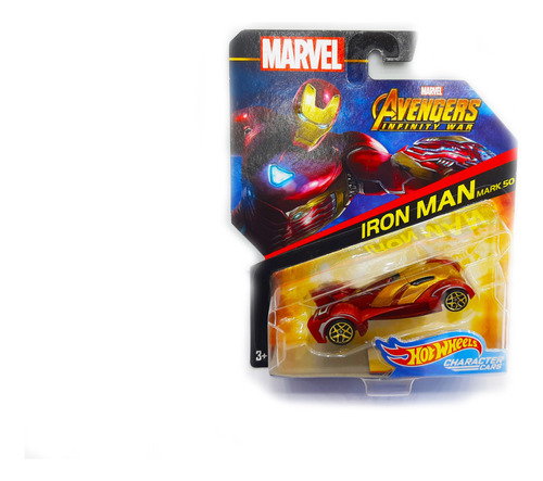 Hot Wheels Marvel Avengers Infinity War Iron Man 