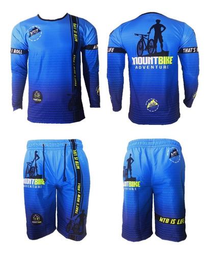 Uniforme Mtb Ciclismo Jersey+pantaloneta Enduro Downhill Bmx