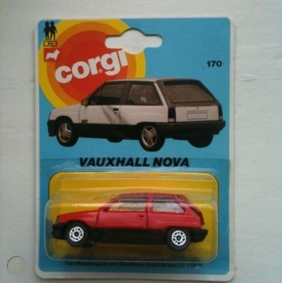 Corgi 1/64 Vauxhall Nova Made In England