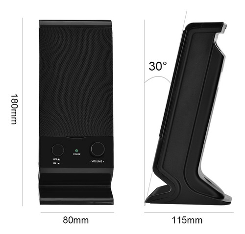 Altavoz Subwoofer Portátil Con Combinación De Bajos Mini Usb