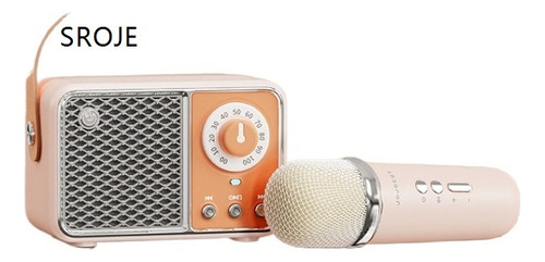 Altavoz Bluetooth Retro Con Subwoofer Inalámbrico