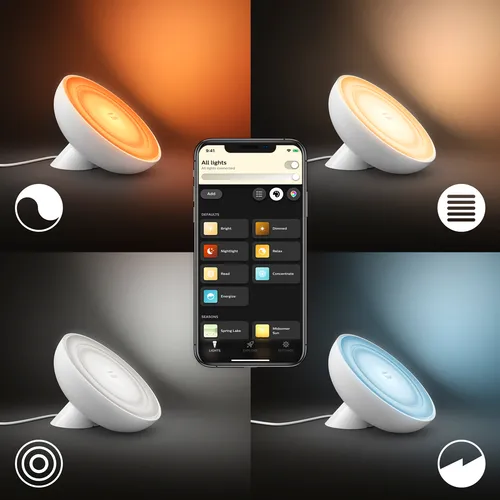 Lampara De Mesa Philips Hue Bloom Led Blancos Y Colores