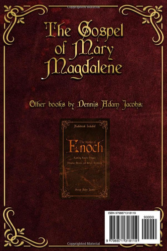 The Gospel Of Mary Magdalene, De Jacobs, Dennis Adam. Editorial Independently Published, Tapa Pasta Blanda, Edición 1 En Inglés, 2023