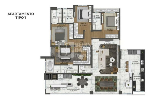 Imagem 11 de 15 de Doha Tower - Quadra Mar Inovador Com Amplo Lazer - 00232