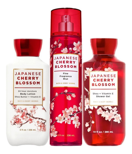 Imagen 2 de 5 de Japanese Cherry Blossom Bath & Body Works Kit De Regalo N