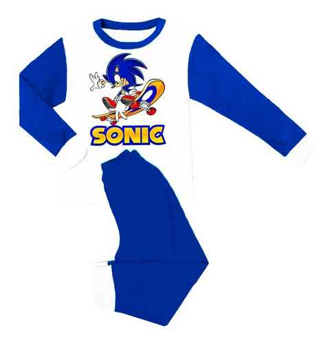 Pijama De Sonic Niño Niña