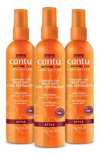 Cantu Comeback Curl Next Day - Revitalizador De Rizos Para .