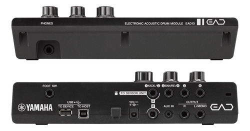 Módulo de captación de batería acústica Yamaha Ead10 Trigger, color negro