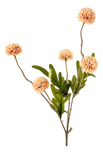 Cravo Salmão Buquê 52x10cm Flor Planta Artificial