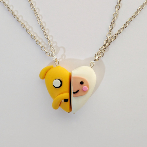 Collares Hora De Aventura Adventure Time Pareja Amor Amistad