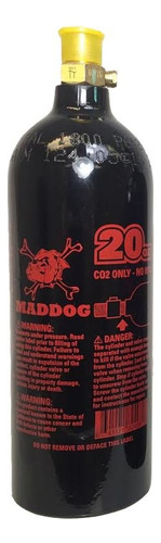 Maddog - Tanque De Paintball De Aluminio Co2 Recargable, 20