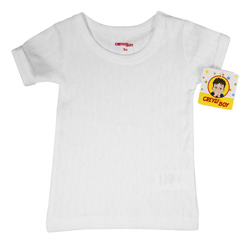 Pack 3 Playera Camiseta Calada Manga Corta Baby Creysi 55