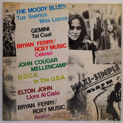 Vinilo Maxi Simple 12'' - Elton John Bryan Ferry Roxy Music