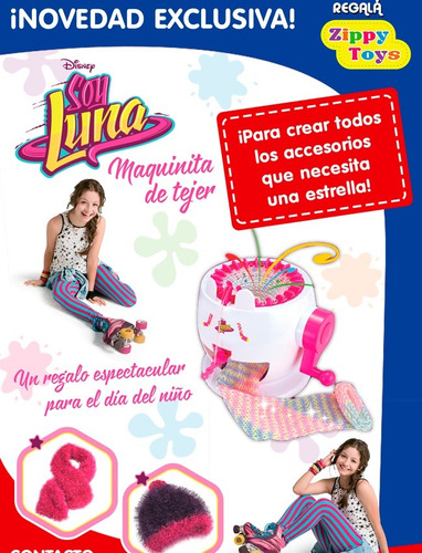 Soy Luna Maquina De Tejer Chica Original Disney