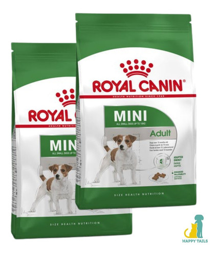 Royal Canin Mini Adult X 15 Kg (2 X 7,5 Kg) + Envio Gratis