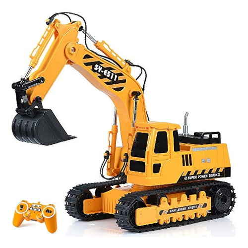 Excavadora De Control Remoto, Juguete Rc 1:20, Excavadora Rc