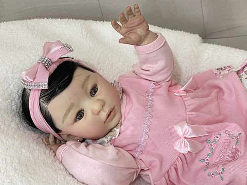 Bebe Reborn Menina Princesa Silicone + Bolsa