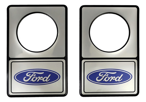 Kit Adesivos Protetor Fechadura 34mm Ford F1000 Corcel Pampa