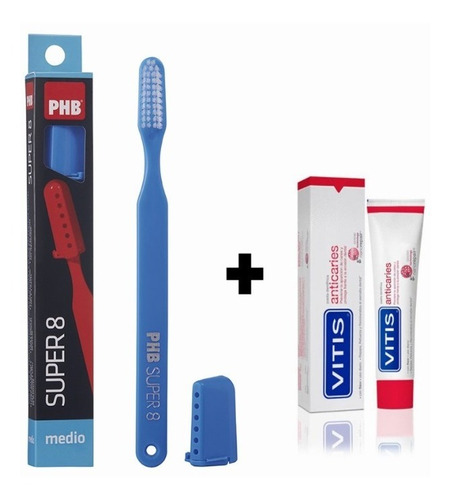 Cepillo De Dientes Phb Super 8 + Pasta 15 Ml.