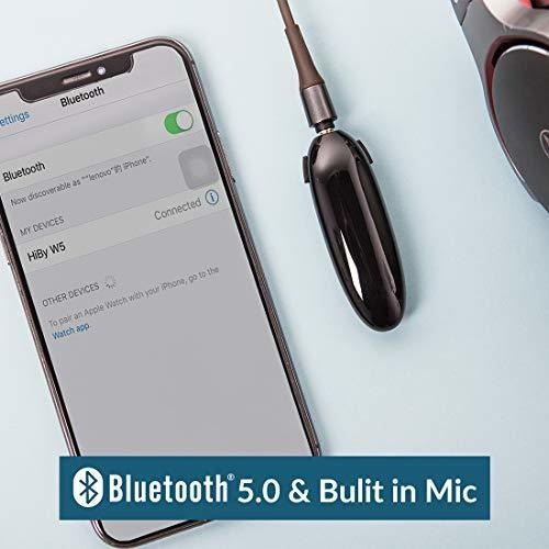 Hiby W5 Hifi Bluetooth Headphone Receiver Usb Dac Decoder
