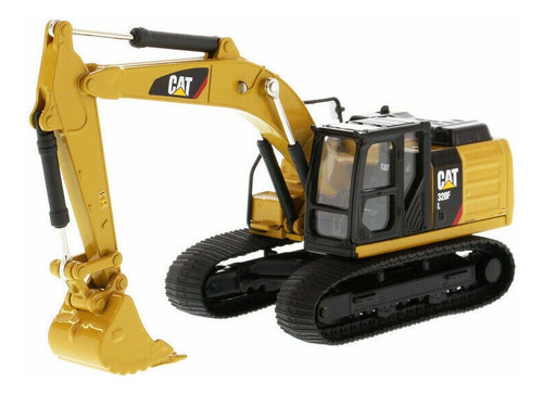 Excavadora Hidráulica Cat 1/64 Modelo De Camión Fundido A Pr