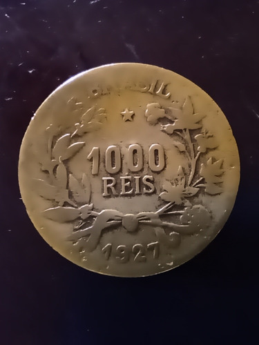 Moeda 1000 Réis. Ano 1927