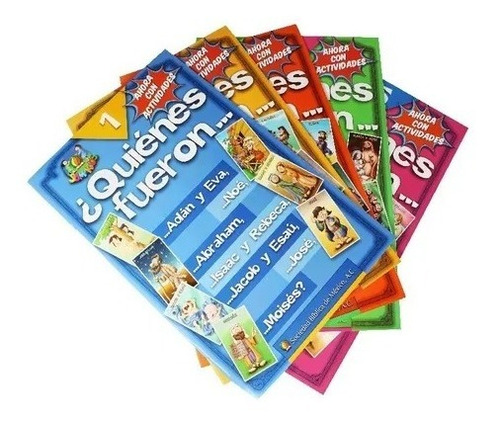Paquete 5 Libros Cristianos Para Colorear ¿quiénes Fueron?
