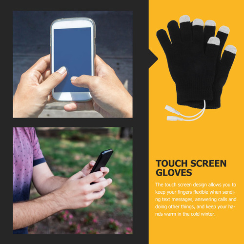 Guantes Térmicos De Algodón Con Pantalla Táctil Alimentados