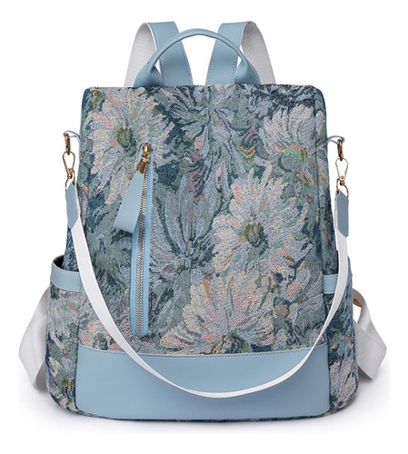 Wang Mochila De Mujer Con Cremalleras Suaves Para Viajes,