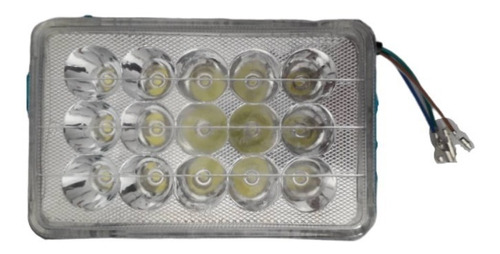 Pantalla Cuadrada 15 Led Para Faro De Moto Md Jaguar Y Carro