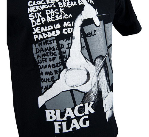 Imagen 3 de 6 de Black Flag - Damaged - Remera