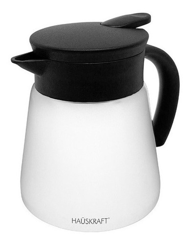 Garrafa Termica Branca Com Sistema Vacuum Flask Sem Ampola