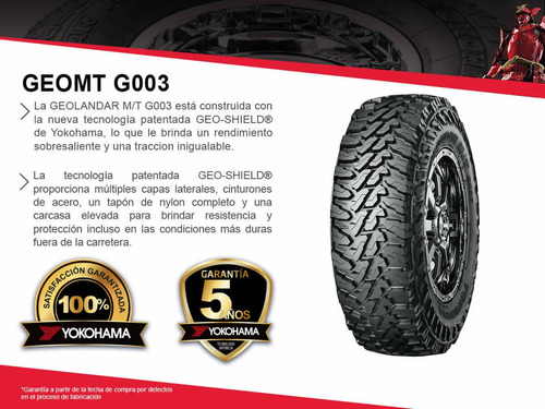 1 Llanta 40x/13.5r17 121q Yokohama Geomt G003