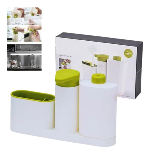 Dispensador Jabón Líquido Forma De C, Cocina Baño