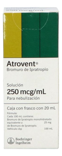 Atrovent 250 / 1 Ml Solución Para Inhalador 20 Ml
