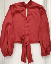 Comprar Blusas De Raso Manga Larga Para Mujer