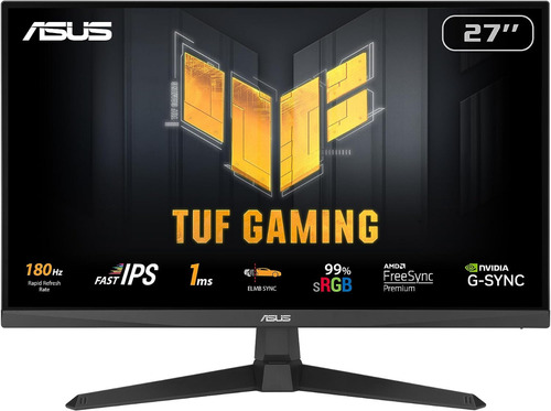 Monitor Gamer Asus Tuf 27 Fullhd Fast Ips 180hz 1ms Gsync