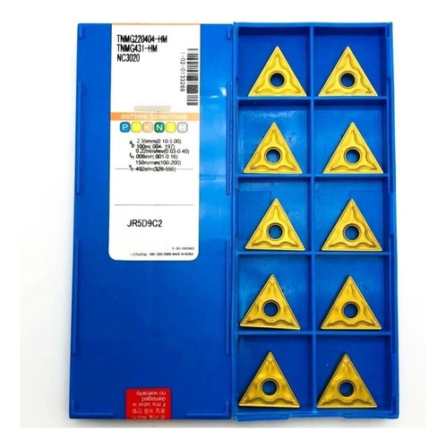 Insertos Tnmg22408 Hm Porta Herramientas Korloy Nc3020 Torno