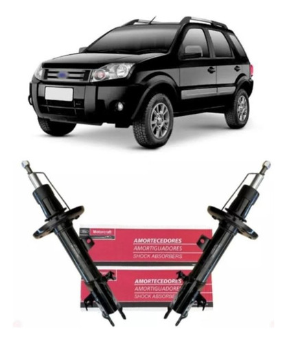 Par Do Amortecedor Dianteiro Ecosport 4x2 Manual 2003 A 2012