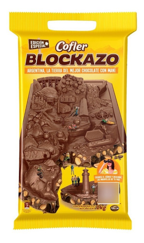 Imagen 1 de 3 de Chocolate Cofler Block x 1 kilo. BLOCKAZO