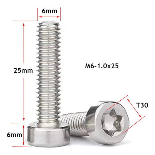 Tornillo Torx Bolt Spline Para Pieza Motosierra