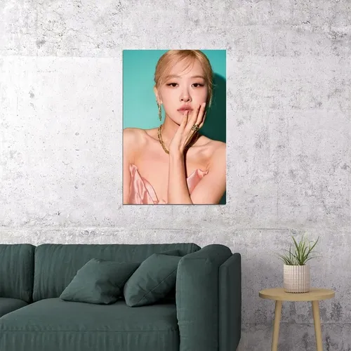 Pôster De Música Blackpink Rose Idol Kpop Para Casa E Quarto